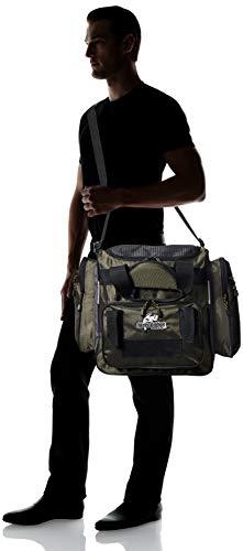 Okeechobee Fats Okeechobee Fats Fisherman Deluxe Tackle Bag (Includes 8 Utility Tackle Boxes), Palmetto Green