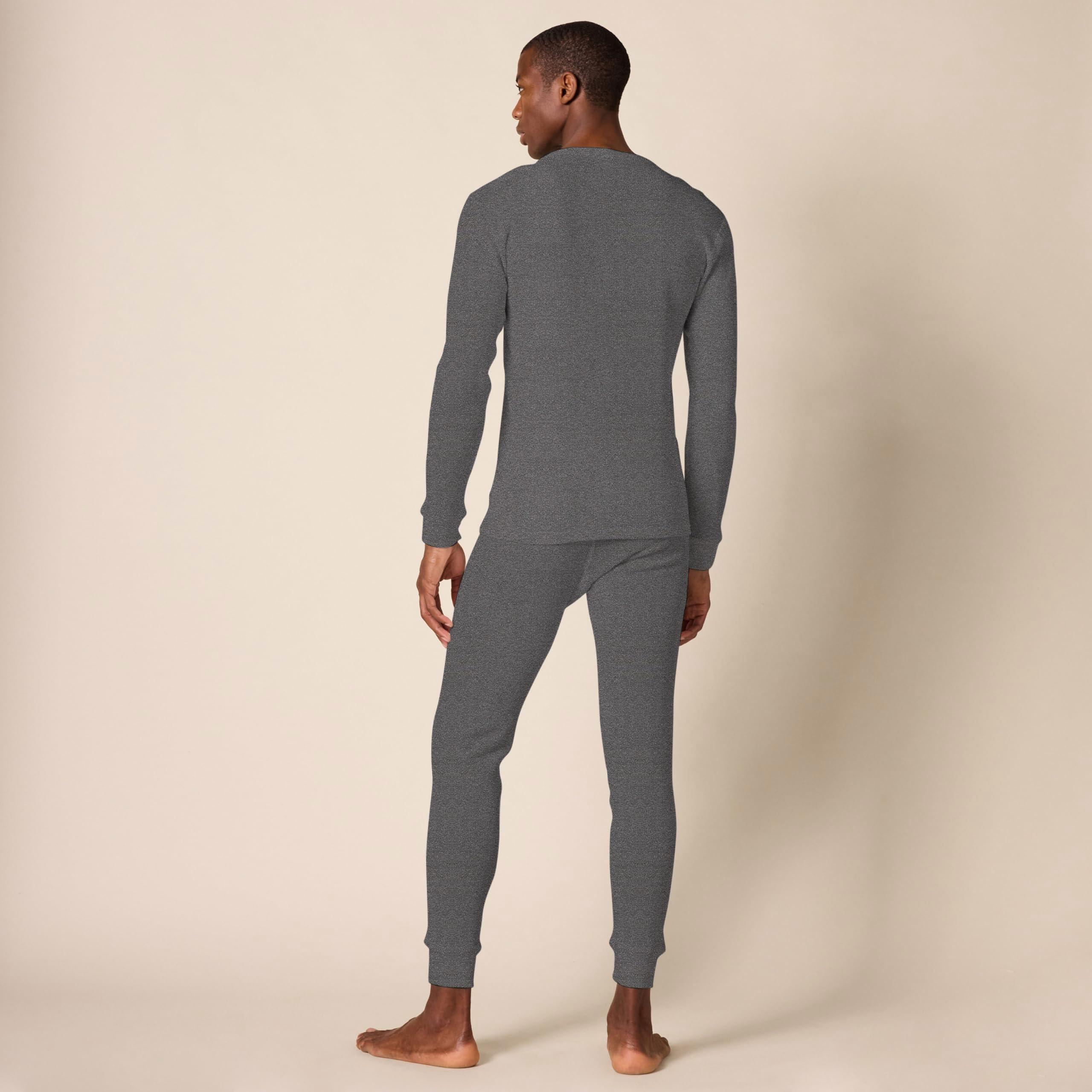 Amazon Essentials Amazon Essentials Thermal Long Johns Underwear Set for Men, XX-Large, Charcoal