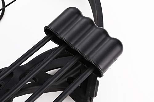 PANDARUS PANDARUS Compound Bow Archery for Youth and Beginner, Right Handed,19-28 Draw Length,15-29 Lbs Draw Weight, 260 fps (Black Right Handed)