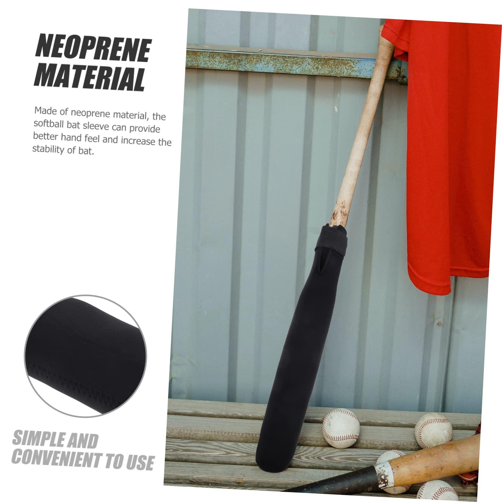 BESPORTBLE BESPORTBLE 2pcs Baseball Bat Cover Baseball Holder Baseball Bat Protector Baseball Display Case Bat Grip Tape Baseball Bat Protective Sleeve Protective Bat Pine Baseball Black Neoprene