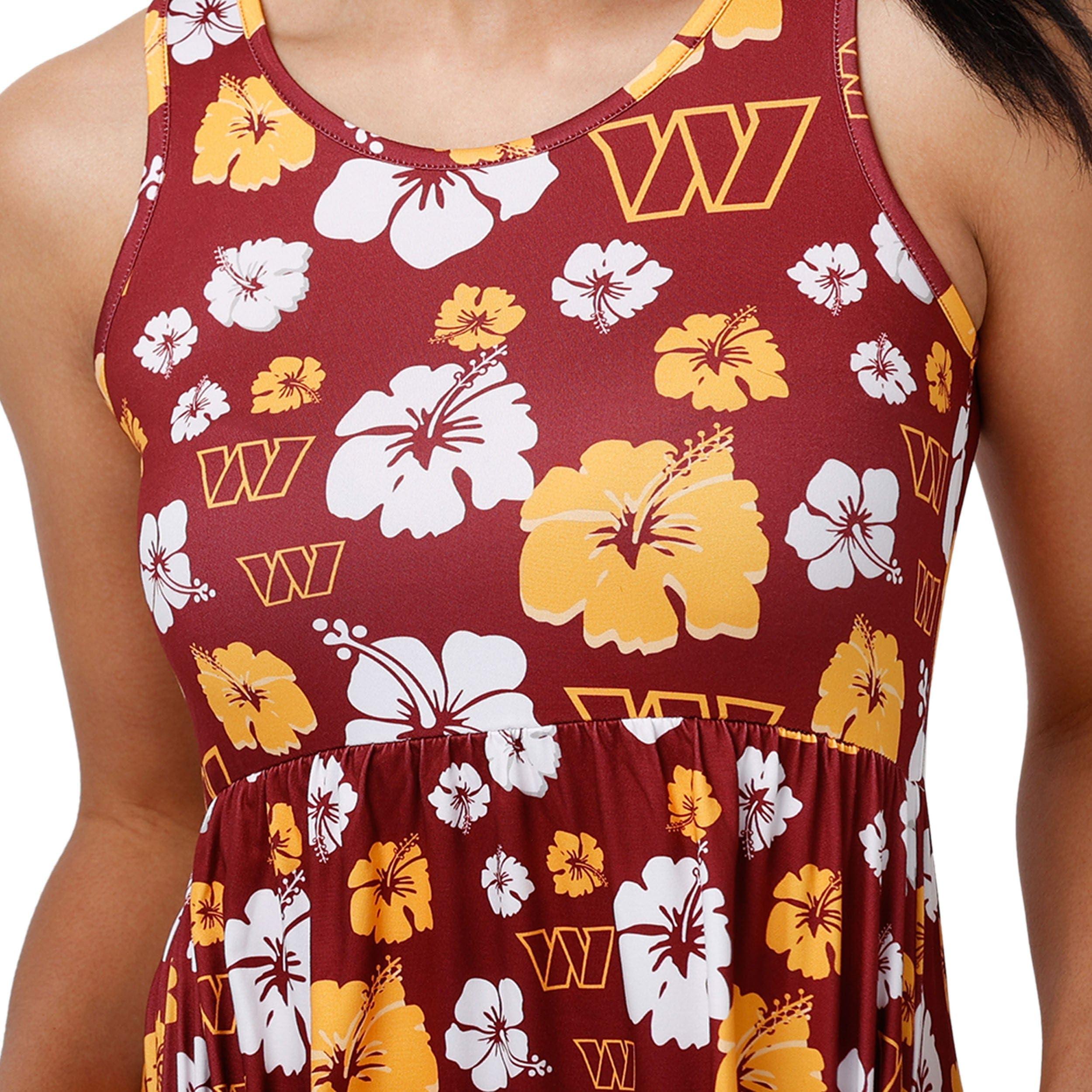 FOCO foco NFL Womens Fan Favorite Floral Sun Dress