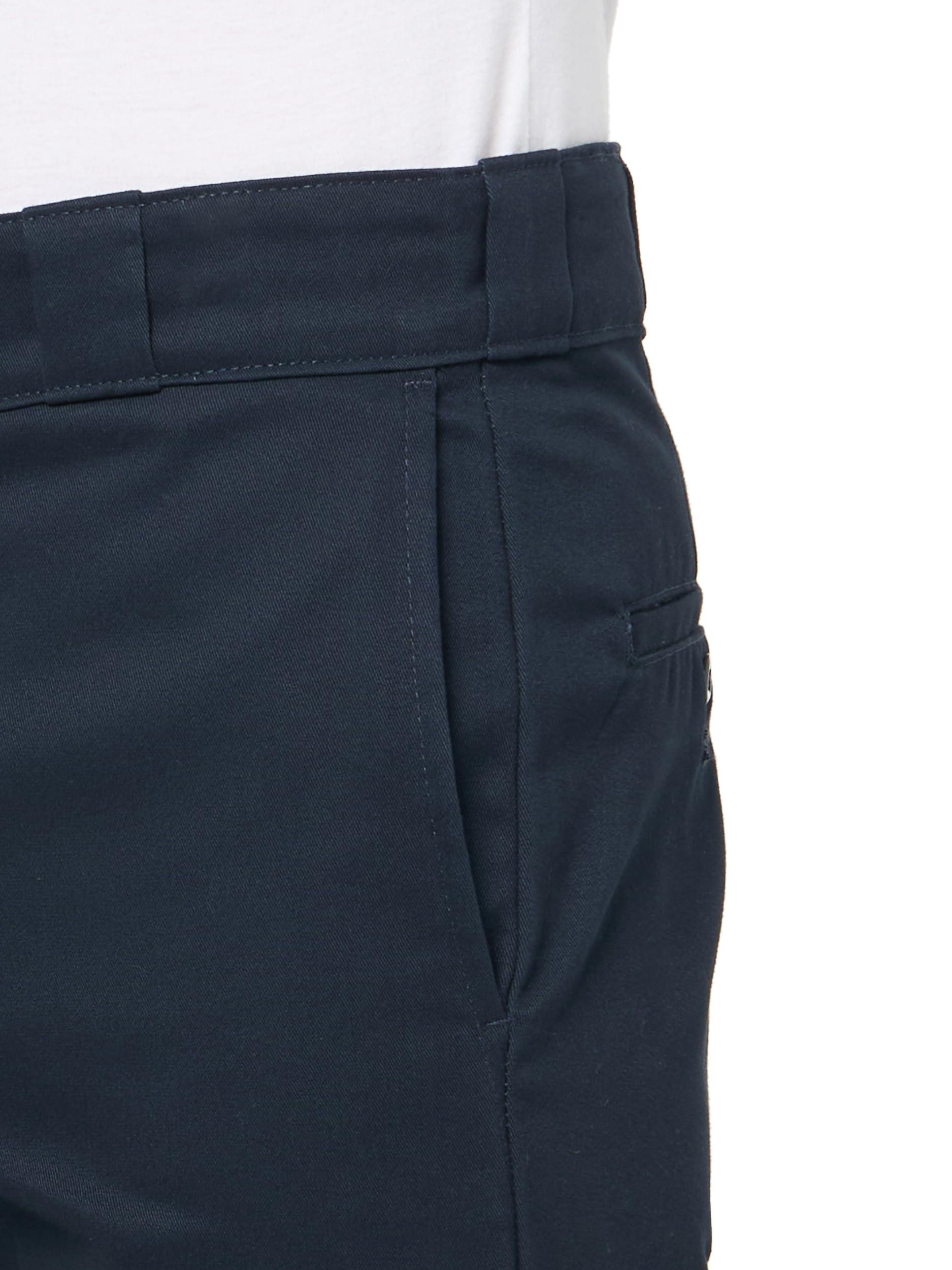 Dickies Dickies Men's Skinny Fit Double Knee Work Pants, Dark Navy