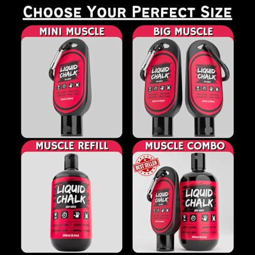 Sincere Gear PowerGrip Liquid Chalk - Ultimate Grip Enhancer for Gym, Weightlifting, Climbing & Powerlifting - Long-Lasting Gymnastics Chalk for Rock Climbing, Cheer, and Lifting - Superior Hold, No Mess