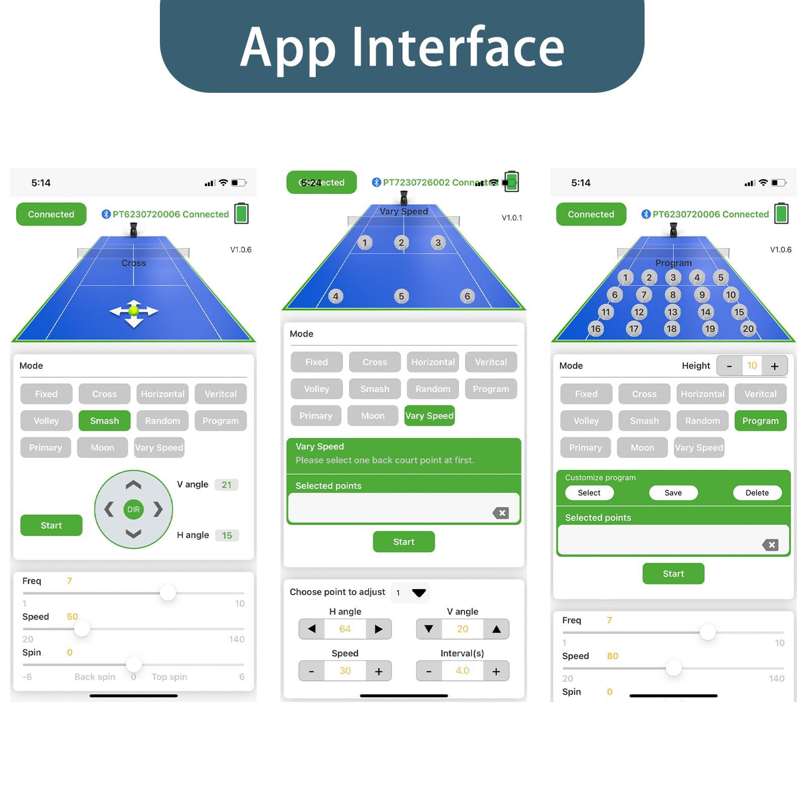 NineFit Basics Tennis Ball Machine (White)
