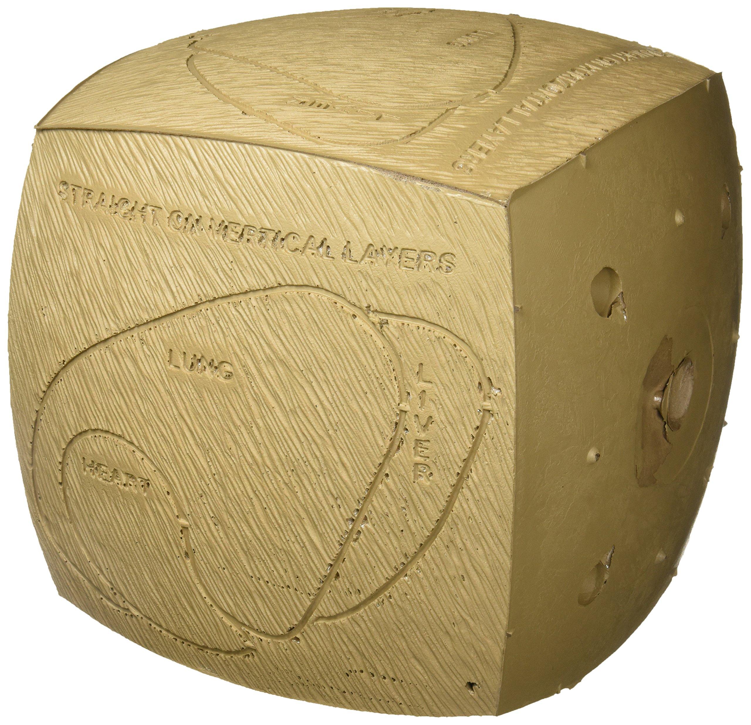 Field Logic GLENDEL S4 Field Logic Buck 3D Archery Target with Replaceable Insert Core, Brown