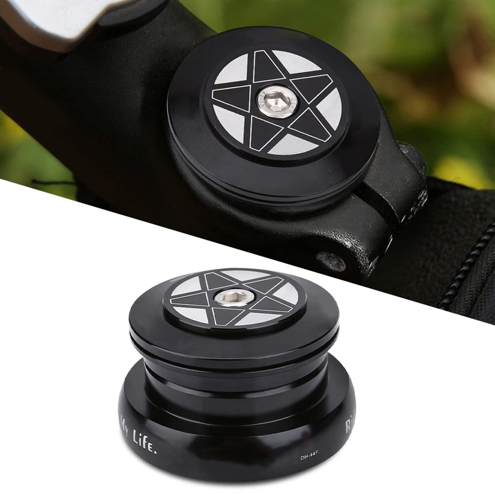 Pilipane bikes External Bearing Headset, bikes Headset, for 44mm Straight Tube Frame Accessory, Black, bikes Headset, bikes External Bearing Headset, for 4headset threadless bikes mountain bikes
