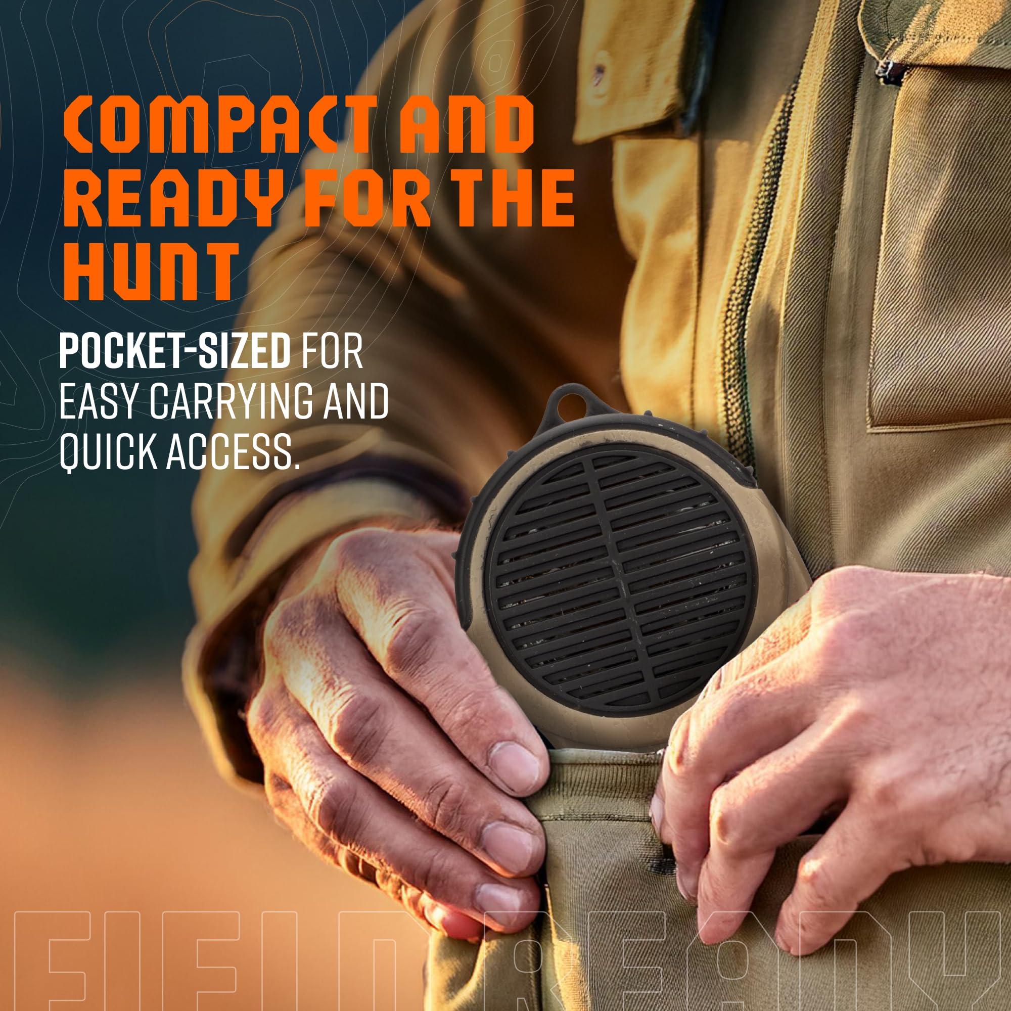 Cass Creek Cass Creek Ergo Crow Call, Handheld Electronic Game Call, CC065, Compact Design, 5 Calls In 1, Expert Calls for Everyone,Camo