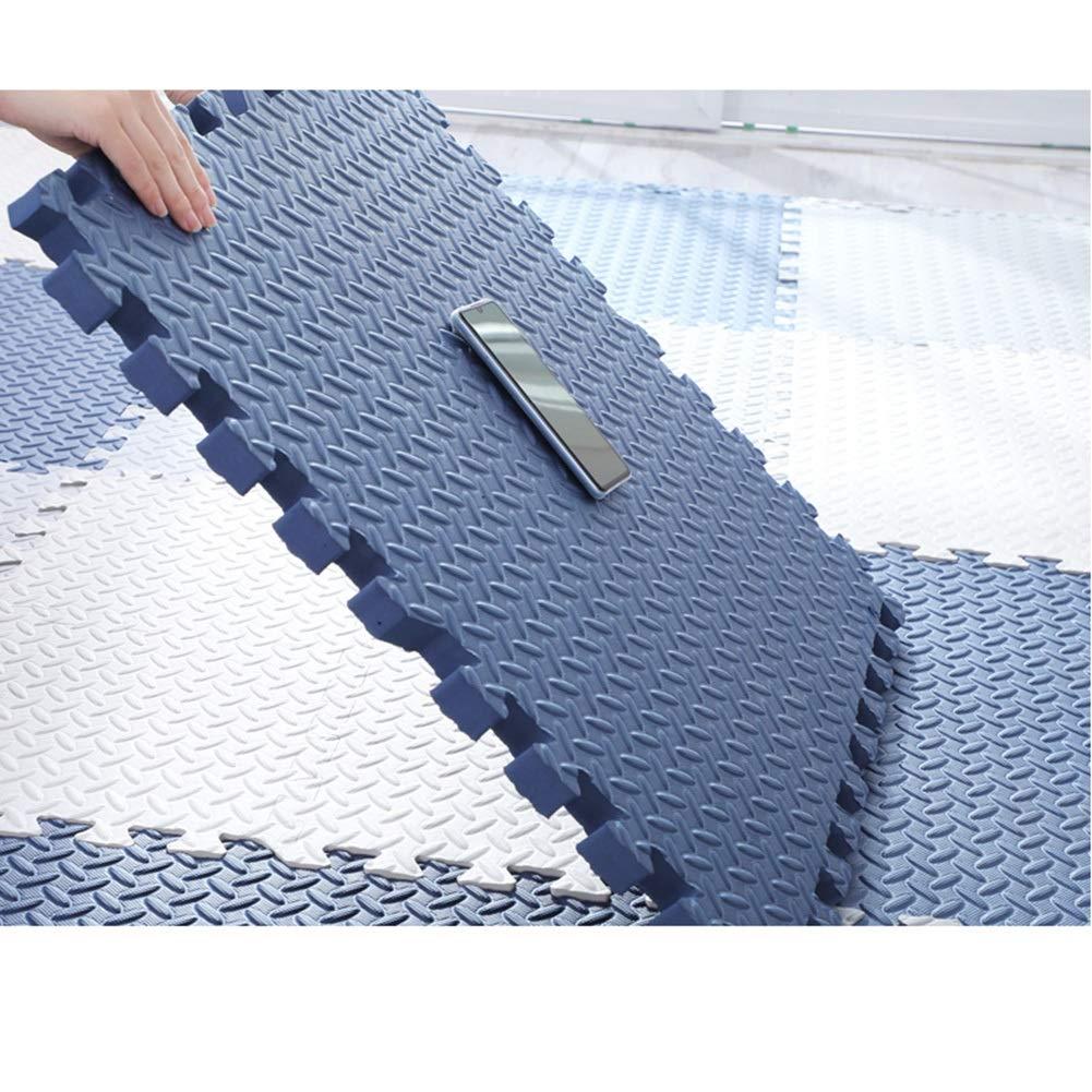 ALGFree-Foam Floor Tiles ALGFree Foam Puzzle Mat Interlocking Foam Floor Mats Odorless Cuttable Splice Kindergarten Nursery, 4 Colors, 3 Sizes (Color : D, Size : 30x30x2.5cm 16pcs)
