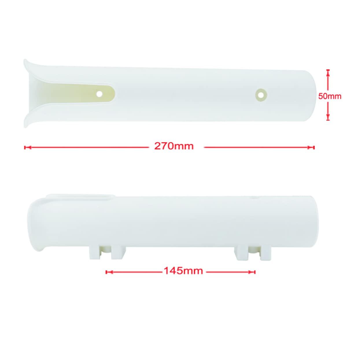 BigTron BigTron Fishing Rod Holder, Polyamide Plastic Boat Rod Holder Single Tubes Vertical Mounting for Yacht/Kayak/Wall