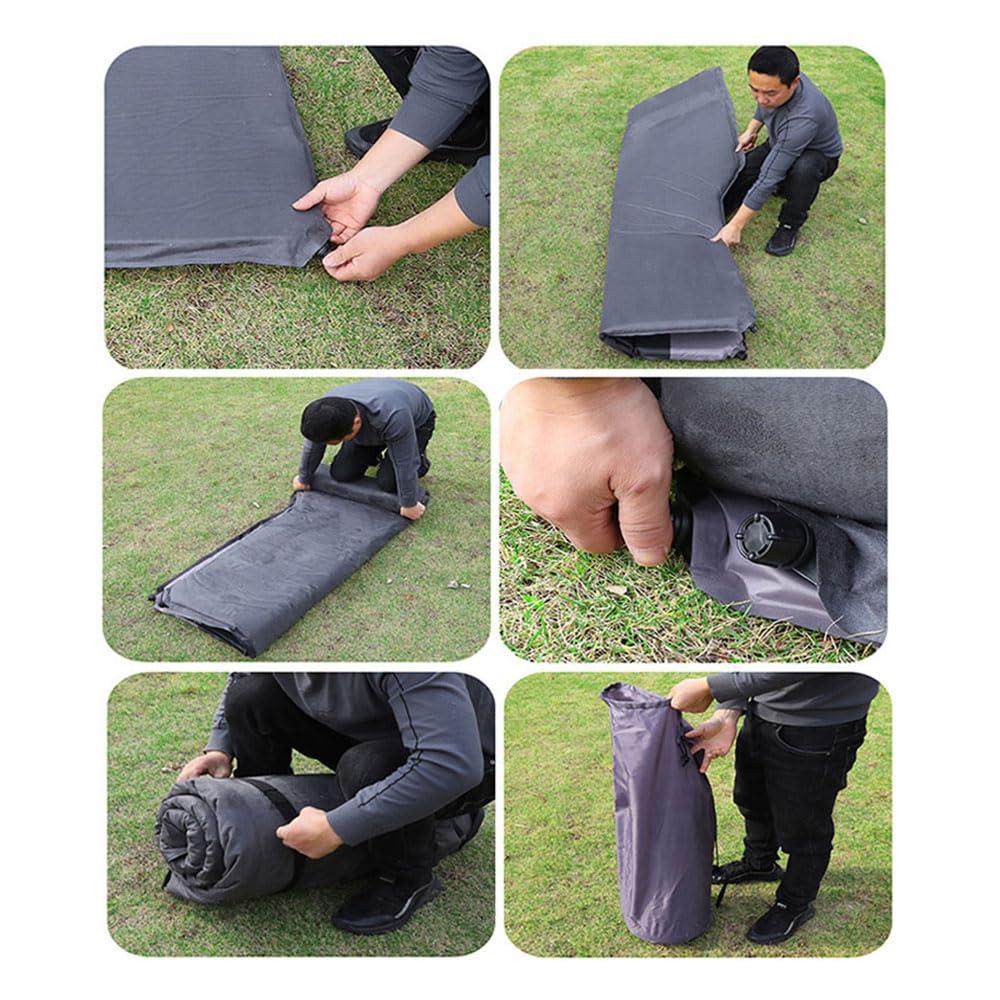 BSFFZ BSFFZ Car Inflatable Mattres for Nissan Kicks 2017 2018 2019 2020 2021 2022 2023 Thickened Inflatable Back Seat Bed Outdoor Camping Sleeping Pad Portable Travel Mattress,Orange