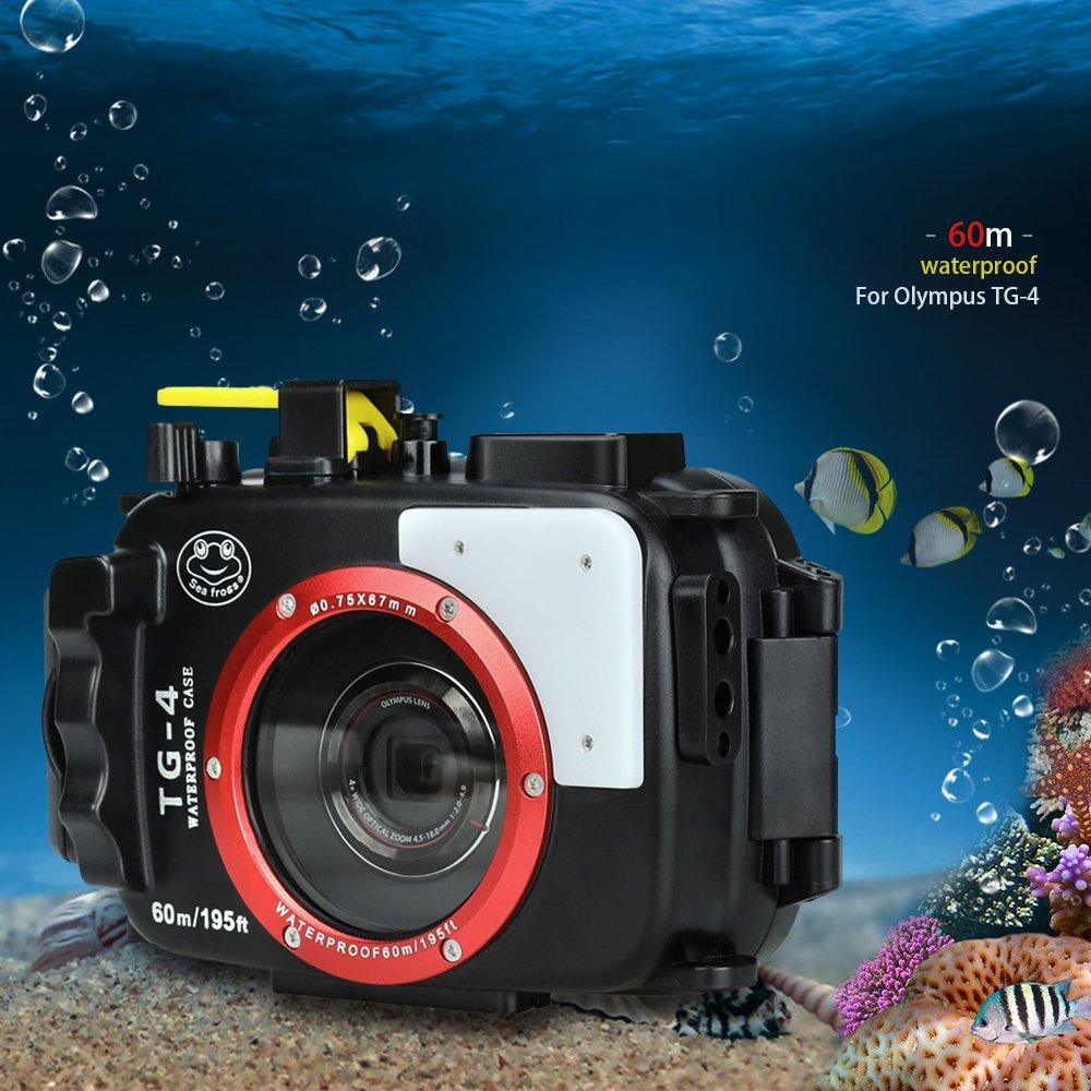 Sea frogs Seafrogs 40M/130FT Underwater Camera Housing Waterproof Case for Nikon Z6II Z7II with Standard Port