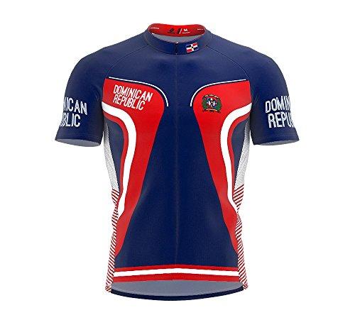 ScudoPro ScudoPro Dominican Republic Full Zipper Bike Short Sleeve Cycling Jersey for Women - Size S Multicolored