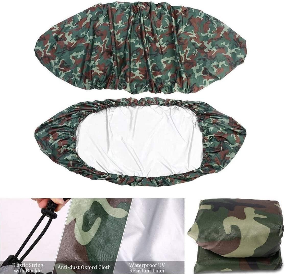 CFDZCP Boat Covers Kayak Cover Best Sea Kayak Cover Accessory for Indoor/Outdoor Storage Waterproof Cover Protects The Kayak and Cockpit from Insects, Debris and Light Rain (Size : 4.1/4.5)