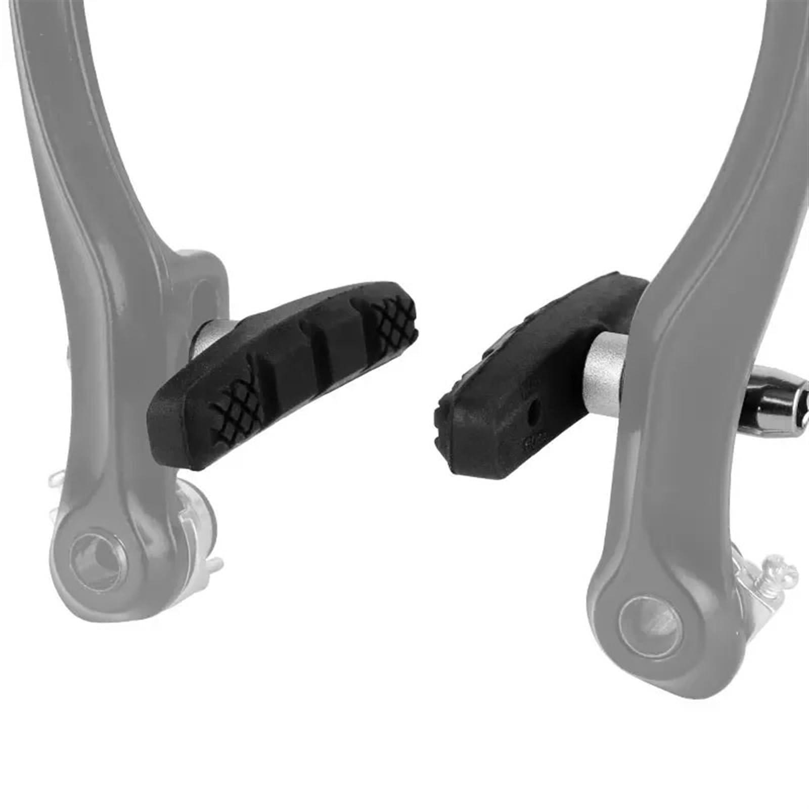 UIAHNE UIAHNE Durable 60mm V-Brake Pads for Mountain Bikes Compatible with Linear Pull Brakes Suitable for All Weather Conditions(1 Pair BRK-007)