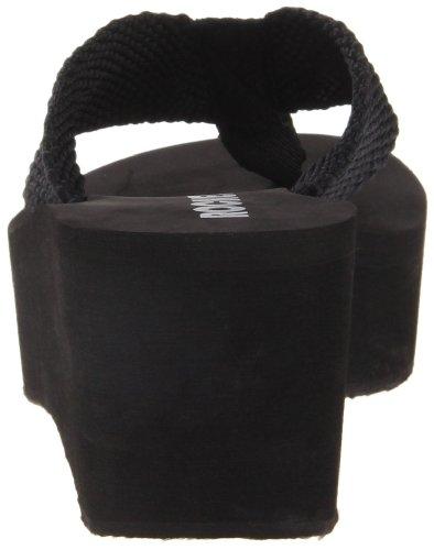 Rocket Dog Rocket Dog Women's Crush Platform Thong Sandal,Black,6 M